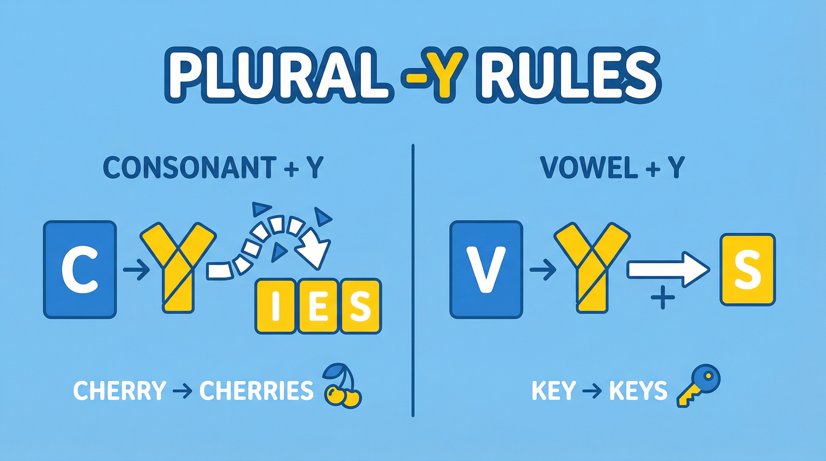 Exercício 3: Plural de Palavras com -y