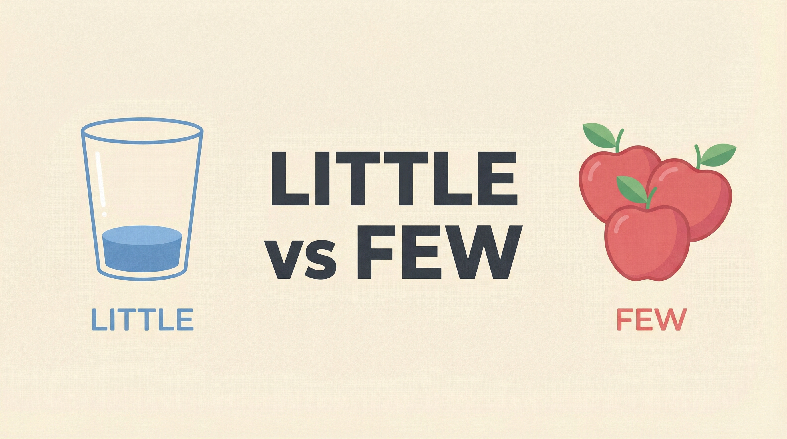 Quiz 5: O Sentido de Little/Few vs. A Little/A Few