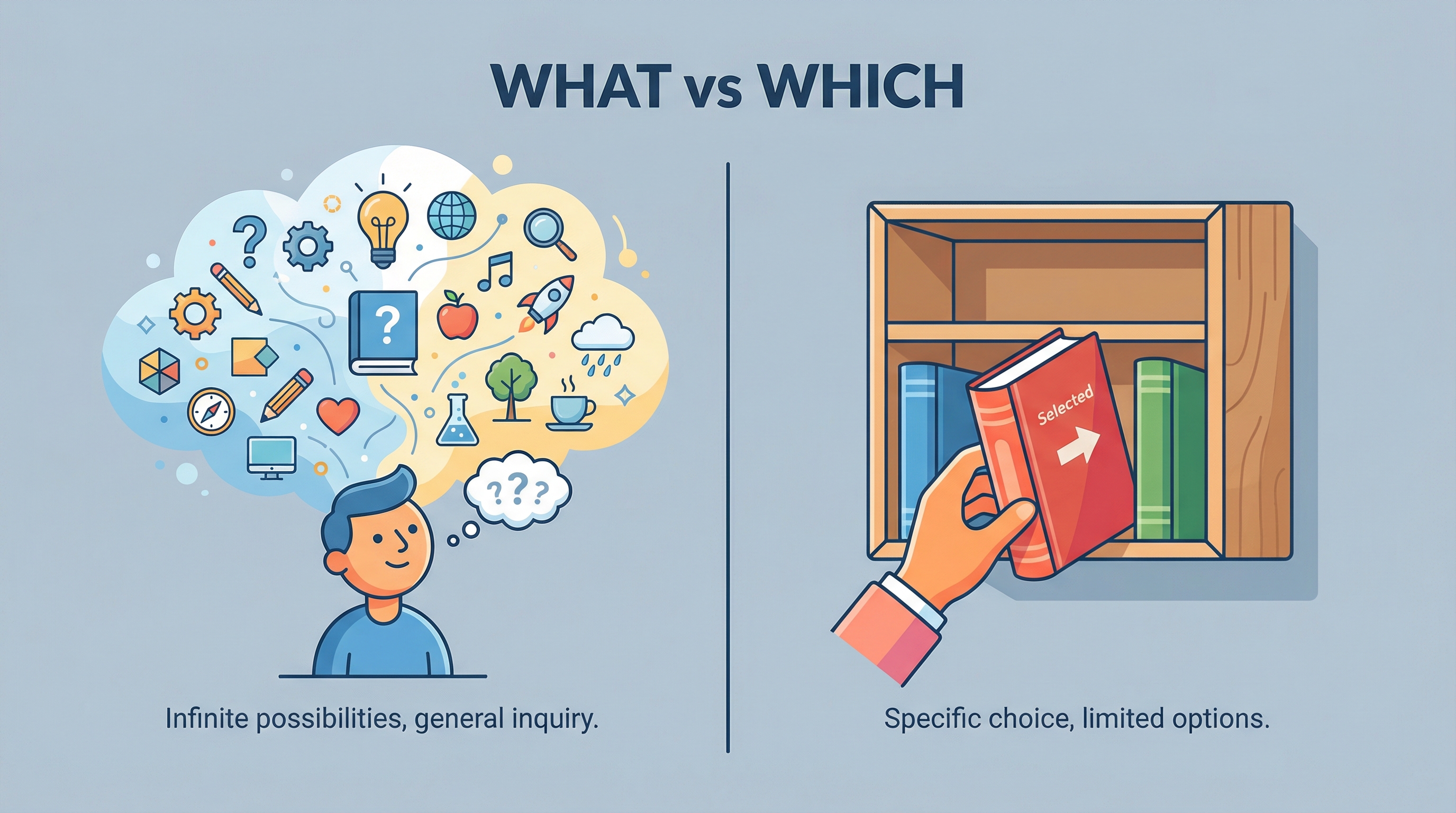 Quiz 5: "What" vs. "Which"