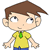 Ilustração de um menino (boy)